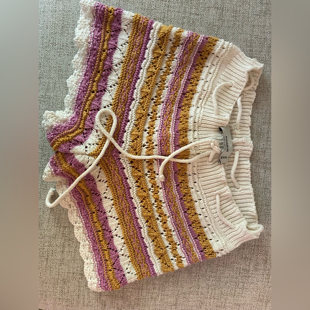 Crochet PULL&BEAR shorts summer